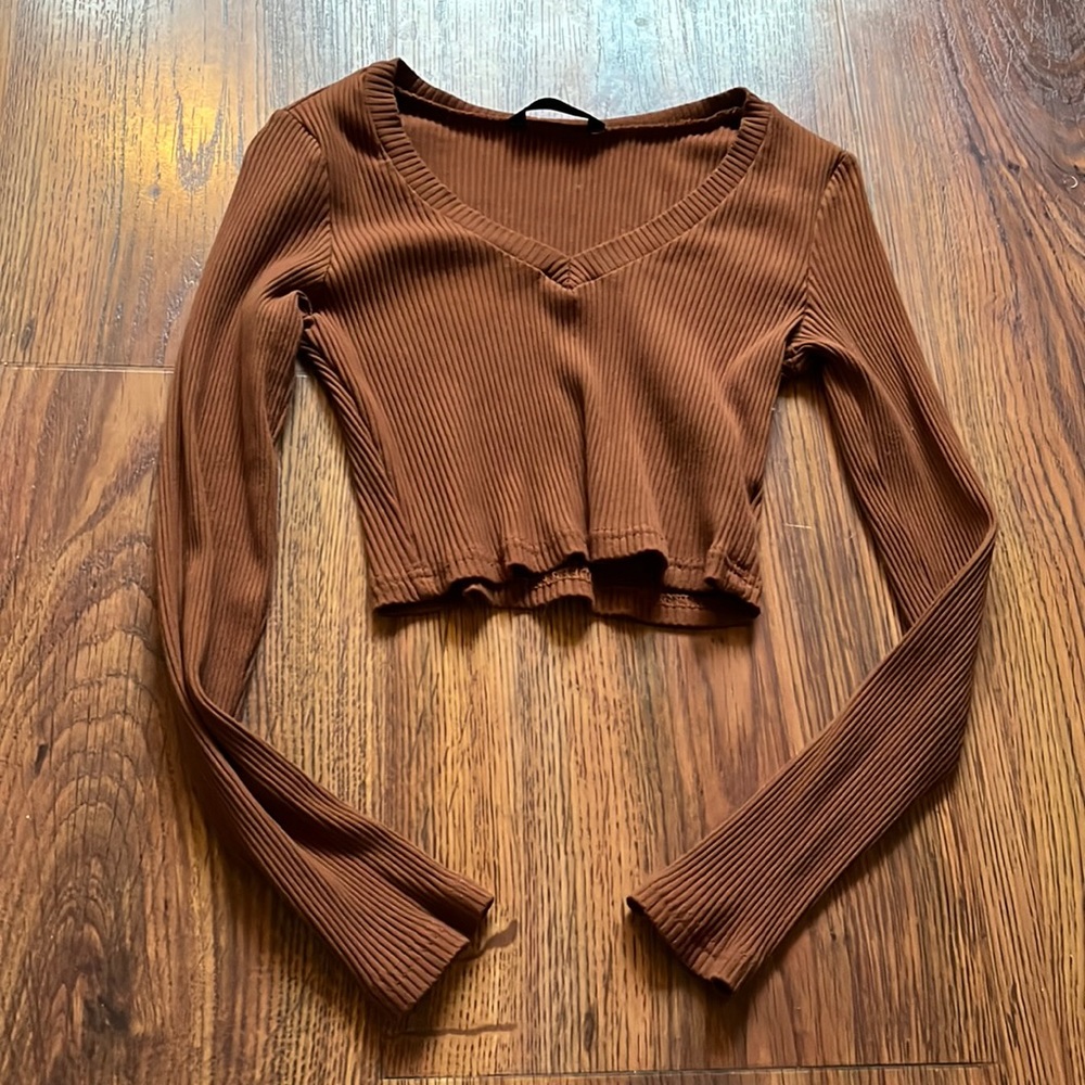 Shein long sleeve cropped